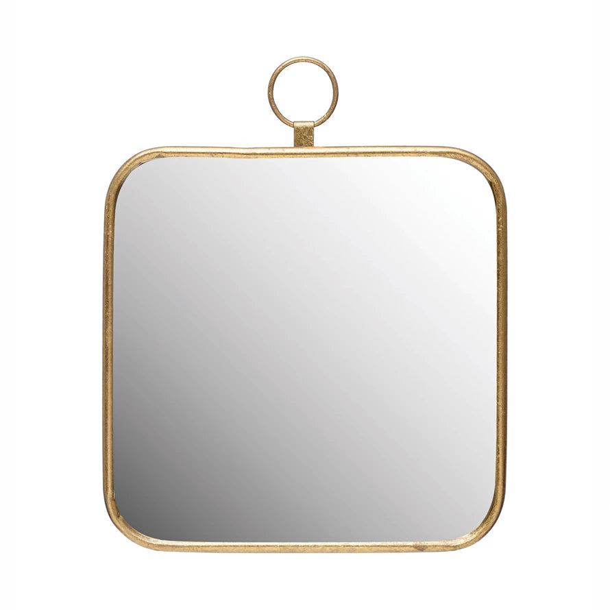 Gold Finish Wall Mirror