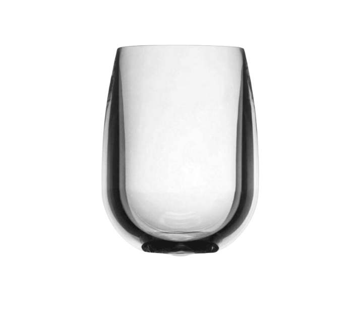 Clear Stemless Acrylic Wine Glass
