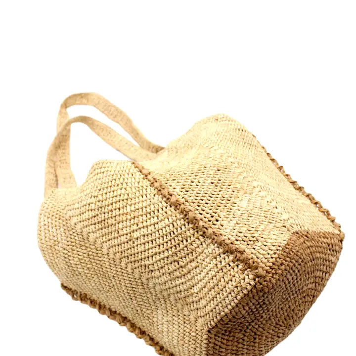 Sally Crochet Straw Shoulder Bag