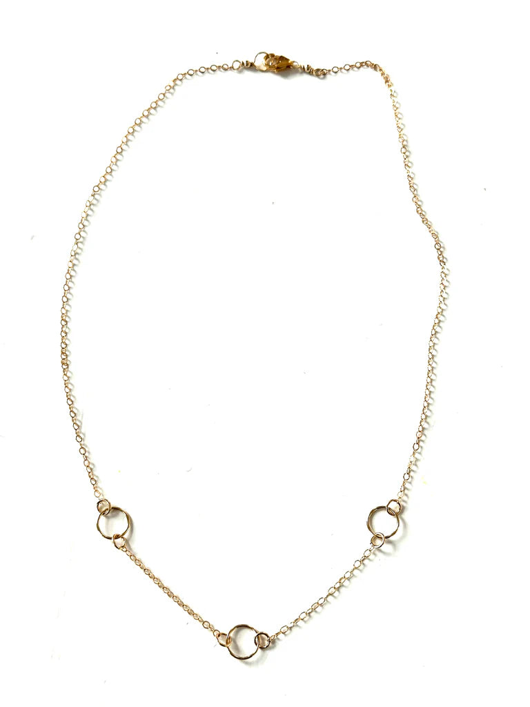 3-Circle Links Necklace