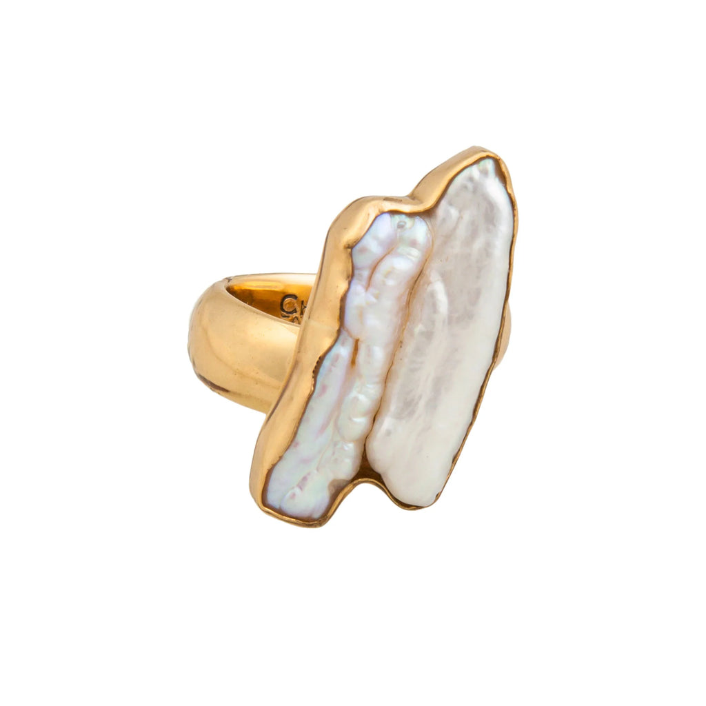 Alchemia Biwa Pearl Ring