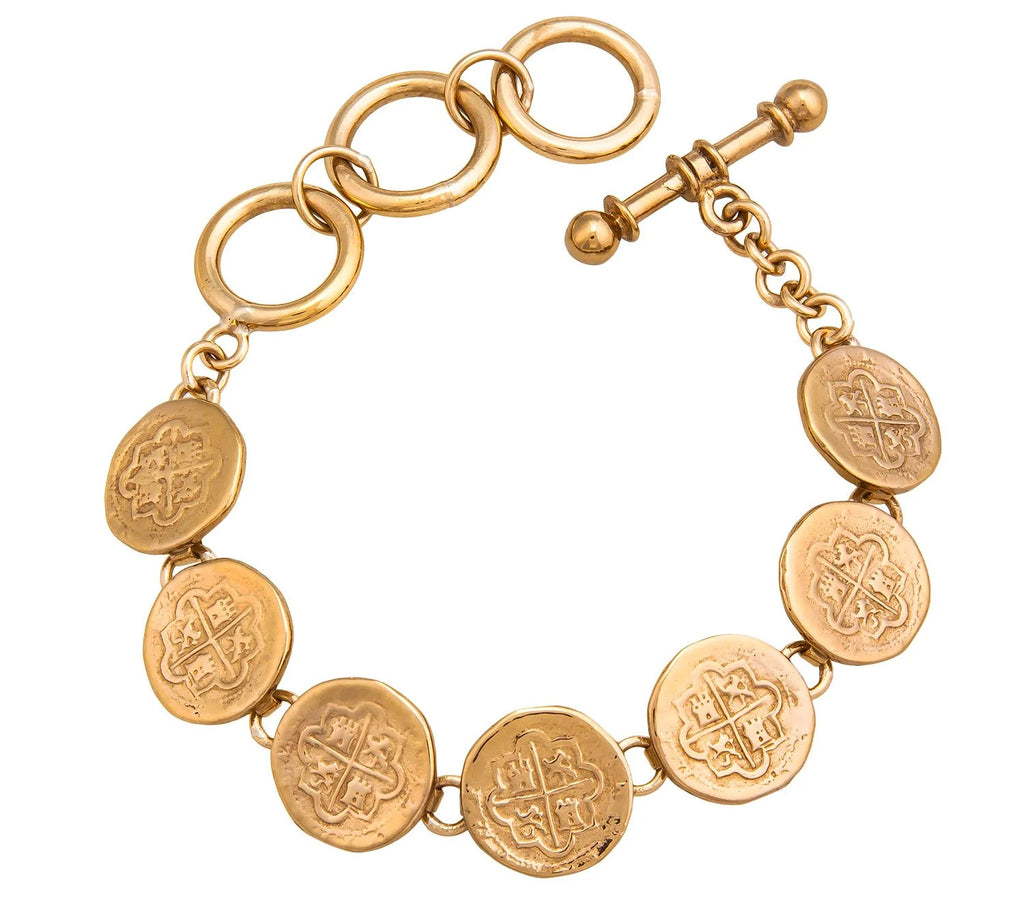 Gold Coin Bracelet