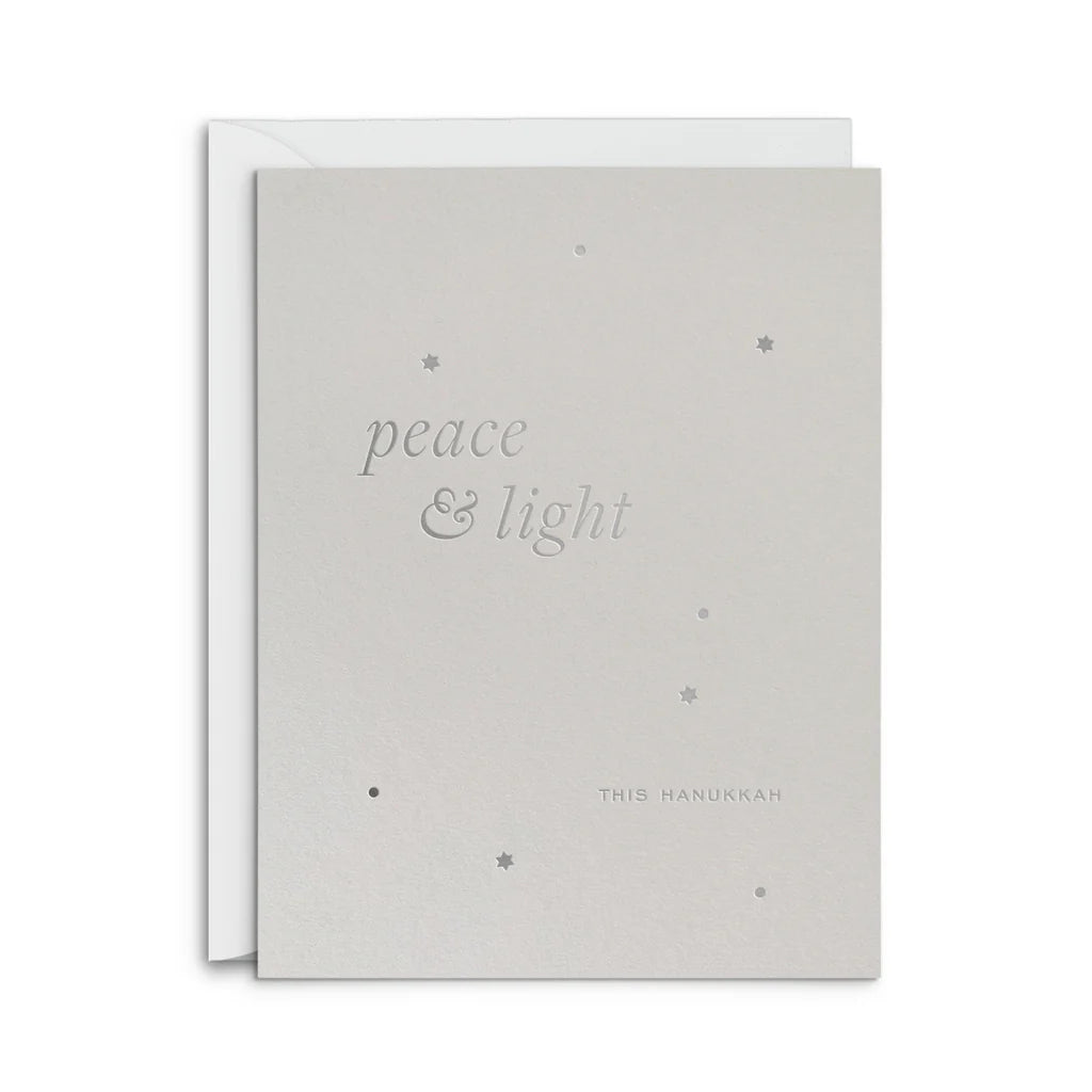 Peace + Light Greeting Card