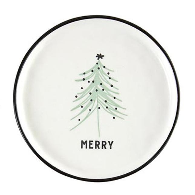 Holiday Dish - Trees - Green