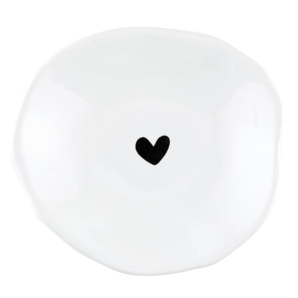 Heart Dip Plate - Ceramic