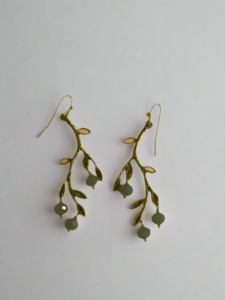 Olive Branch Earring