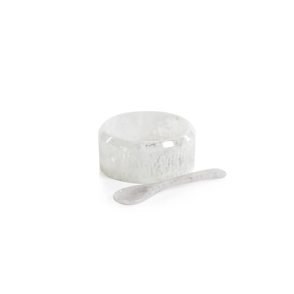 Resin Condiment Bowls w/ Spoon