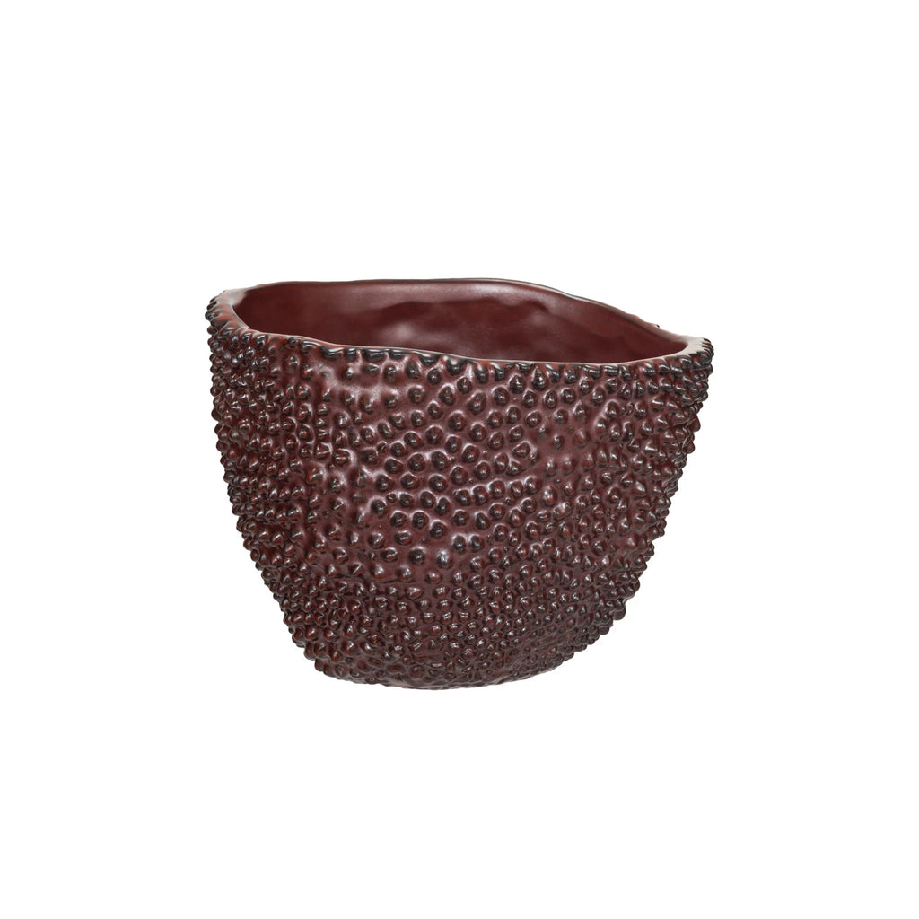 Textured Stoneware Planter