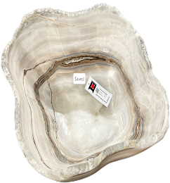 Oversized Grey Onyx Bowl