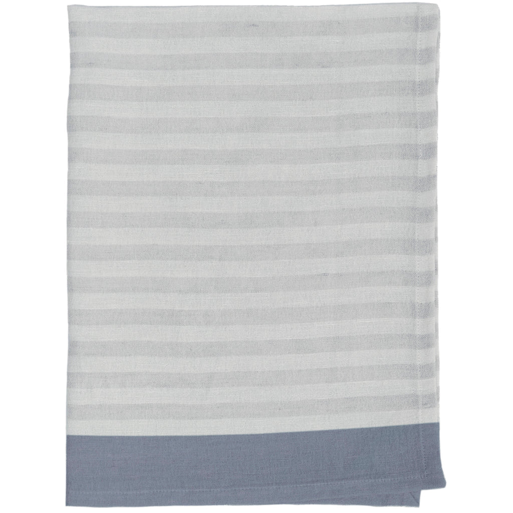 Clean Striped Linen Tea Towel
