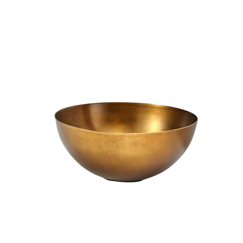 Cobbled Aged Bronze Bowl Small